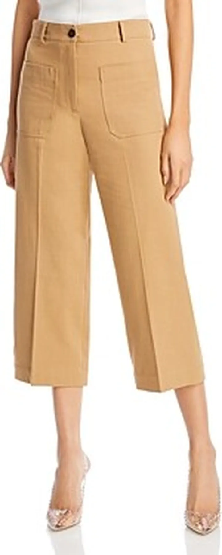 Vanessa Bruno Helias Cropped Wide Leg Pants