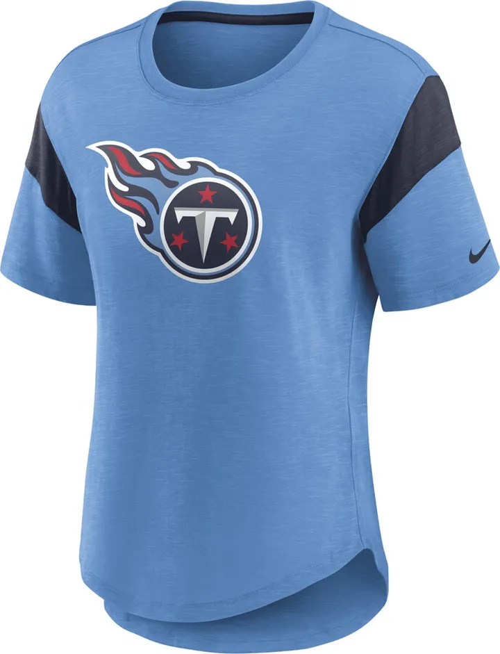 Nike Women's Fashion Prime Logo (NFL Tennessee Titans) T-Shirt in Blue