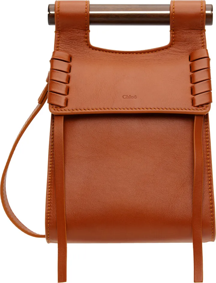 Chloé Orange Magda Top Handle Bag