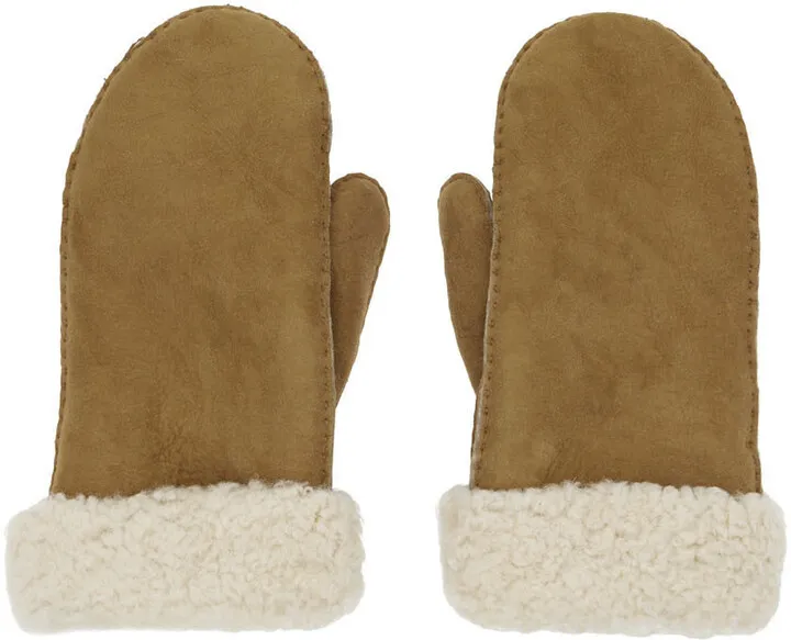 Isabel Marant Khaki Mulfi Gloves