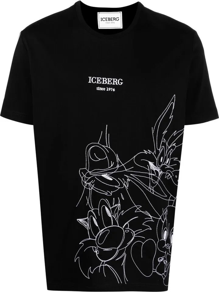 graphic-print short-sleeved T-shirt