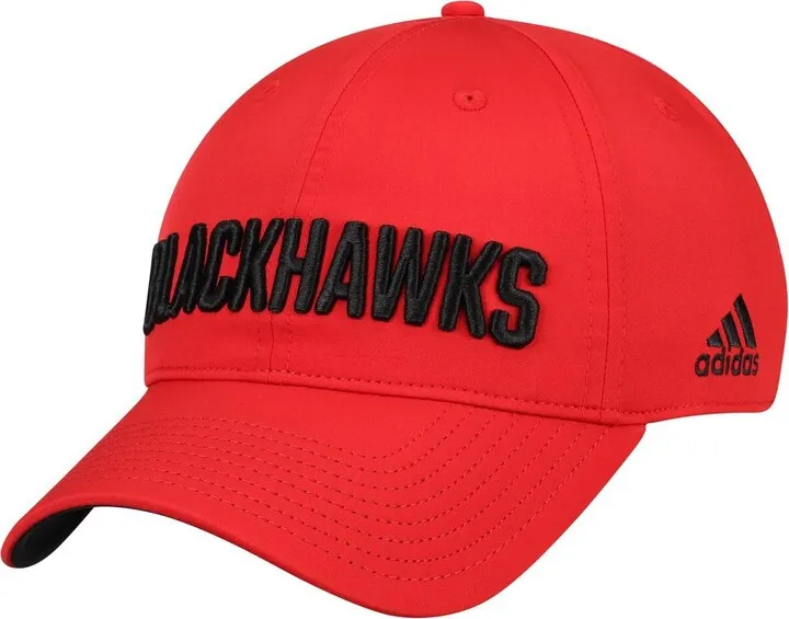 Men's Red Chicago Blackhawks Sport City First Adjustable Hat