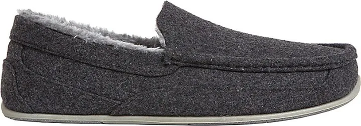 Spun Deer Stag Faux-Shearling Sliperooz Moccasin Slippers