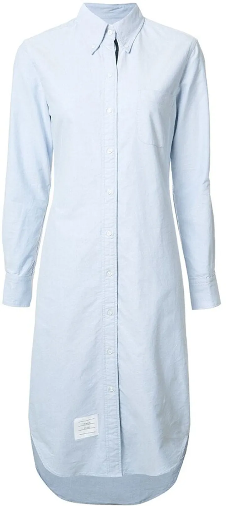 Long-Sleeve Midi Shirtdress