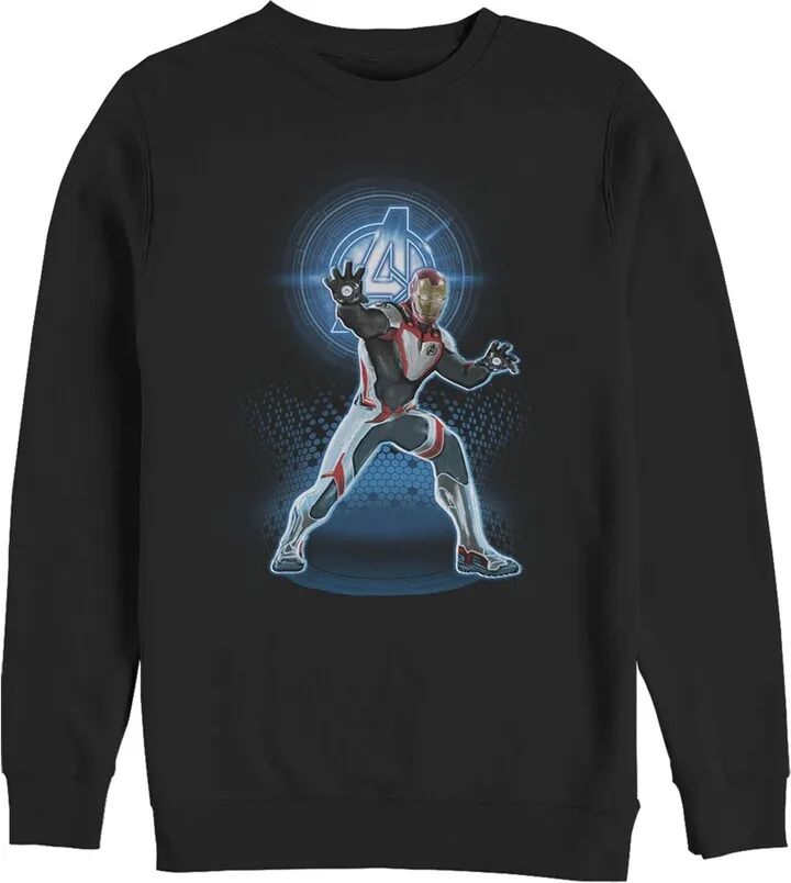 Men's Marvel Avengers: Endgame Iron Man Quantum Ready Sweatshirt - Black - Medium