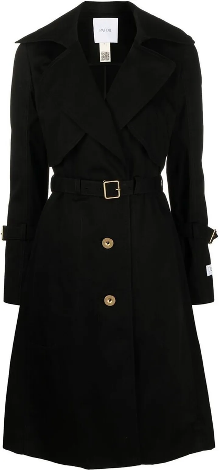 Belted Single-Breasted Trench Coat