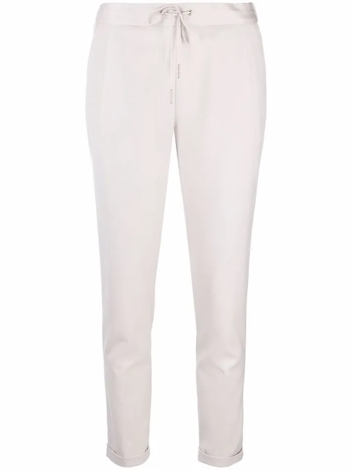 Pleated Cropped Trousers