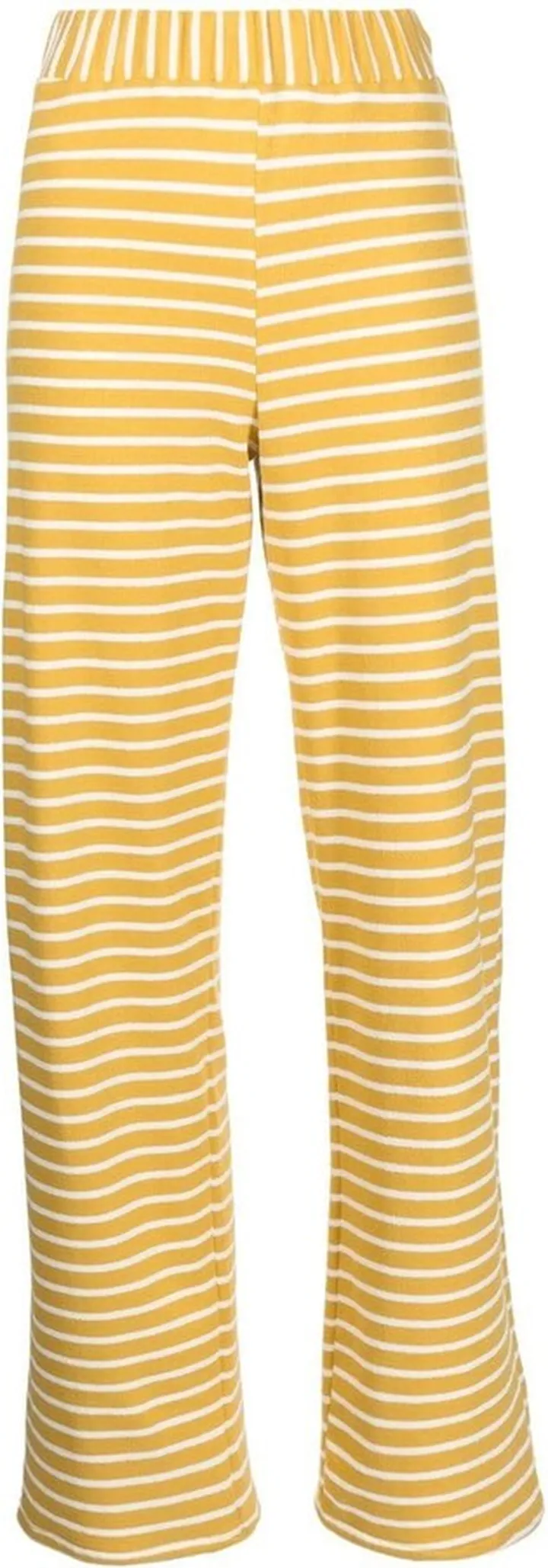 Striped Straight-Leg Trousers