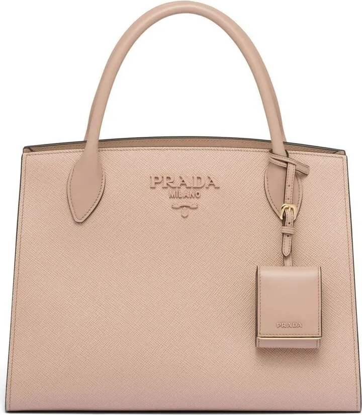 medium Saffiano leather tote bag