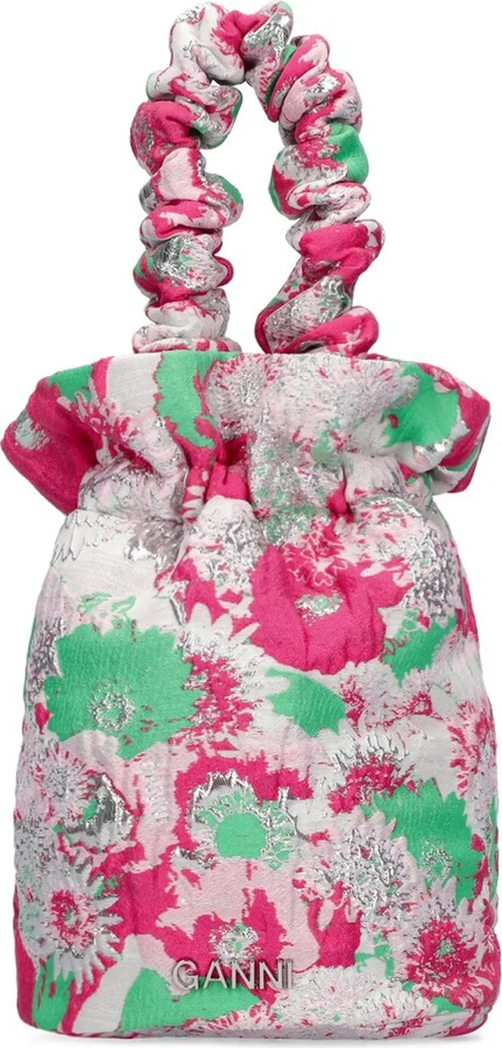 3D Jacquard occasion top handle bag