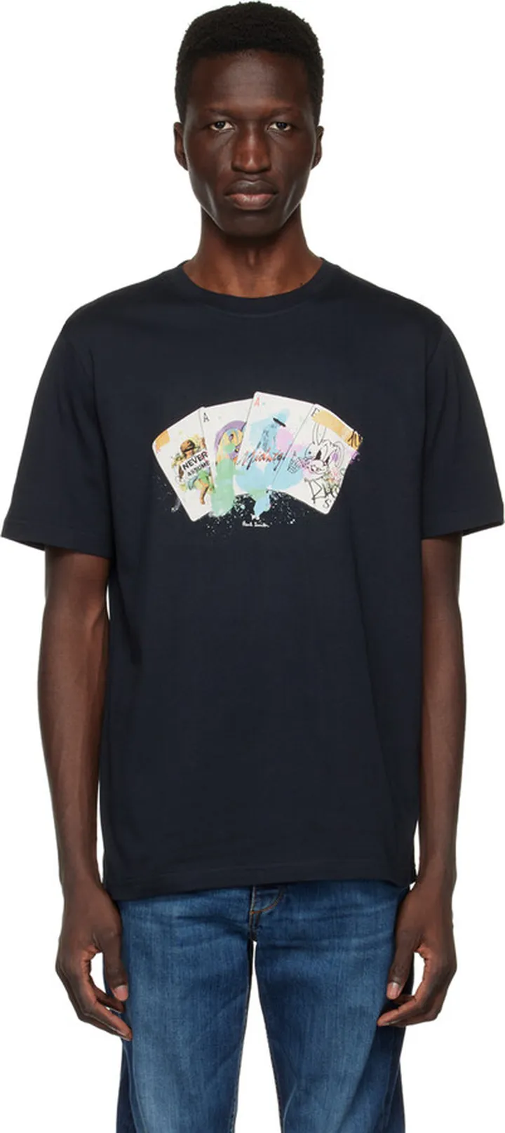 PS by Paul Smith Navy Cards T-Shirt