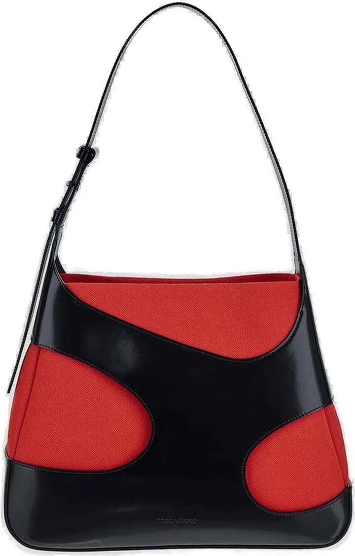 Salvatore Ferragamo Cut-Out Shoulder Bag