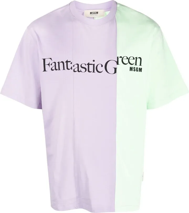 Fantastic Green two-tone T-shirt