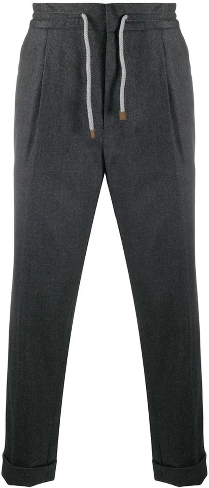 Cropped Straight Leg Trousers