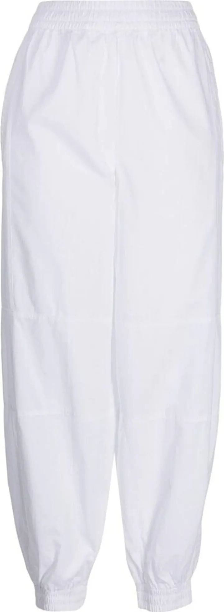 Elasticated-Waistband Cotton Track Pants