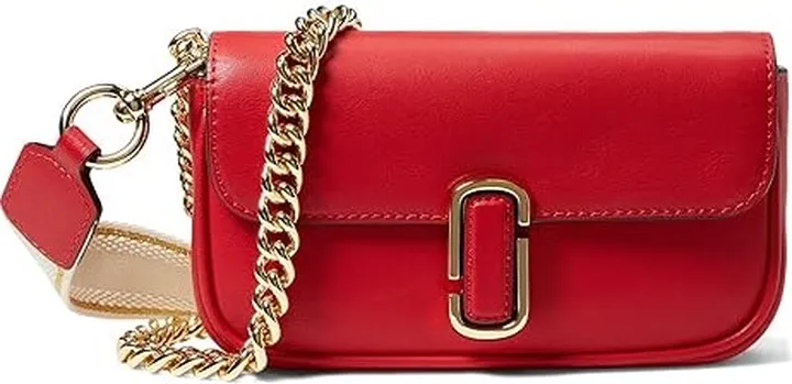 Marc Jacobs The J Marc Mini Shoulder Bag (True Red) Shoulder Handbags