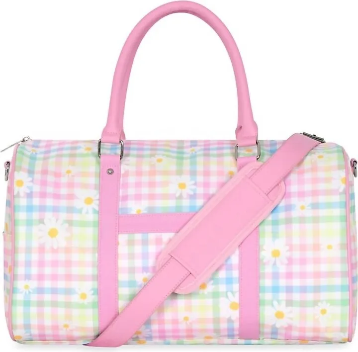 Daisy Gingham Duffel Bag in Multi