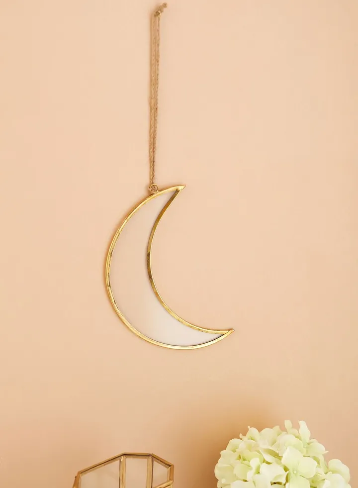 Metal Hanging Moon