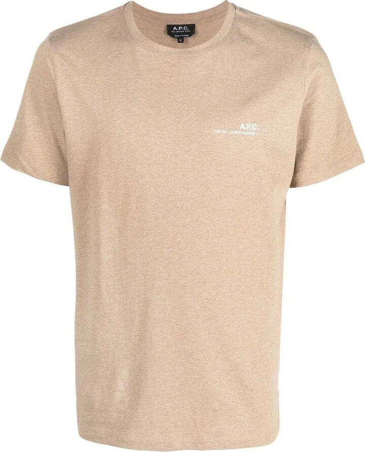 logo print short-sleeved T-shirt