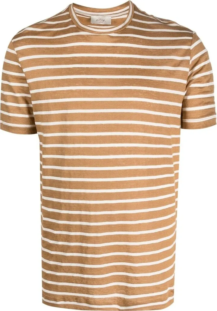 striped crew-neck T-shirt