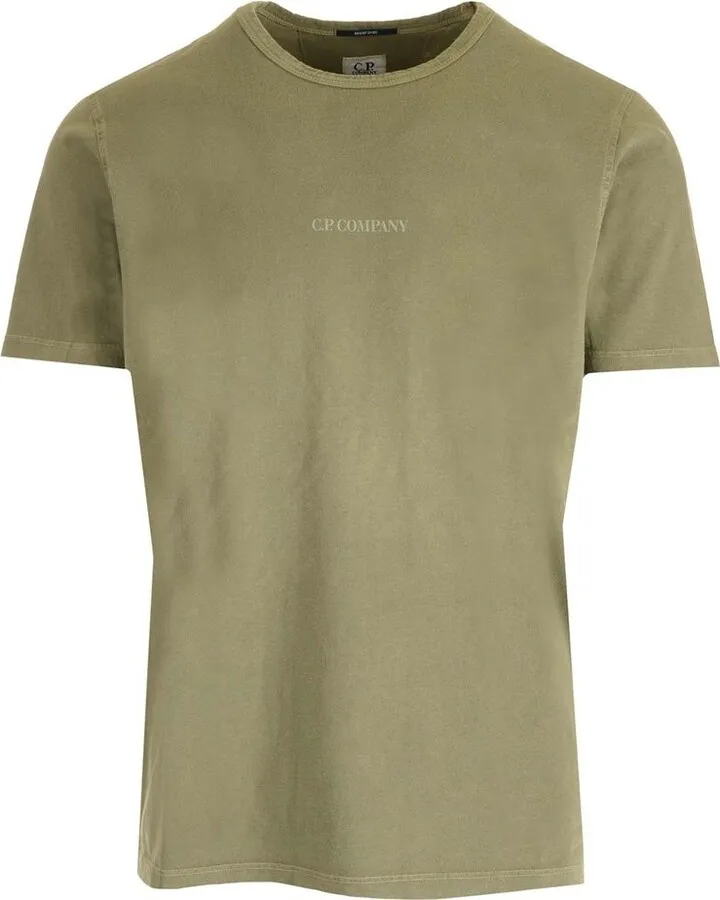 C.P. Company Logo Printed Crewneck T-Shirt
