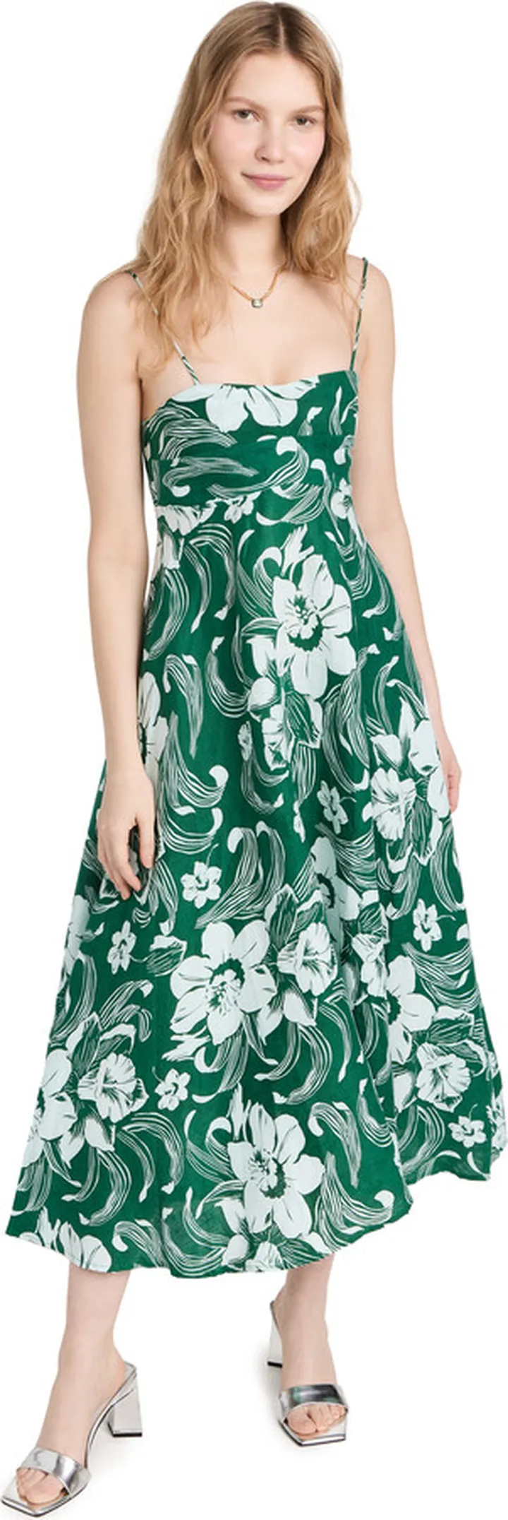 FAITHFULL THE BRAND Alexandre Midi Dress