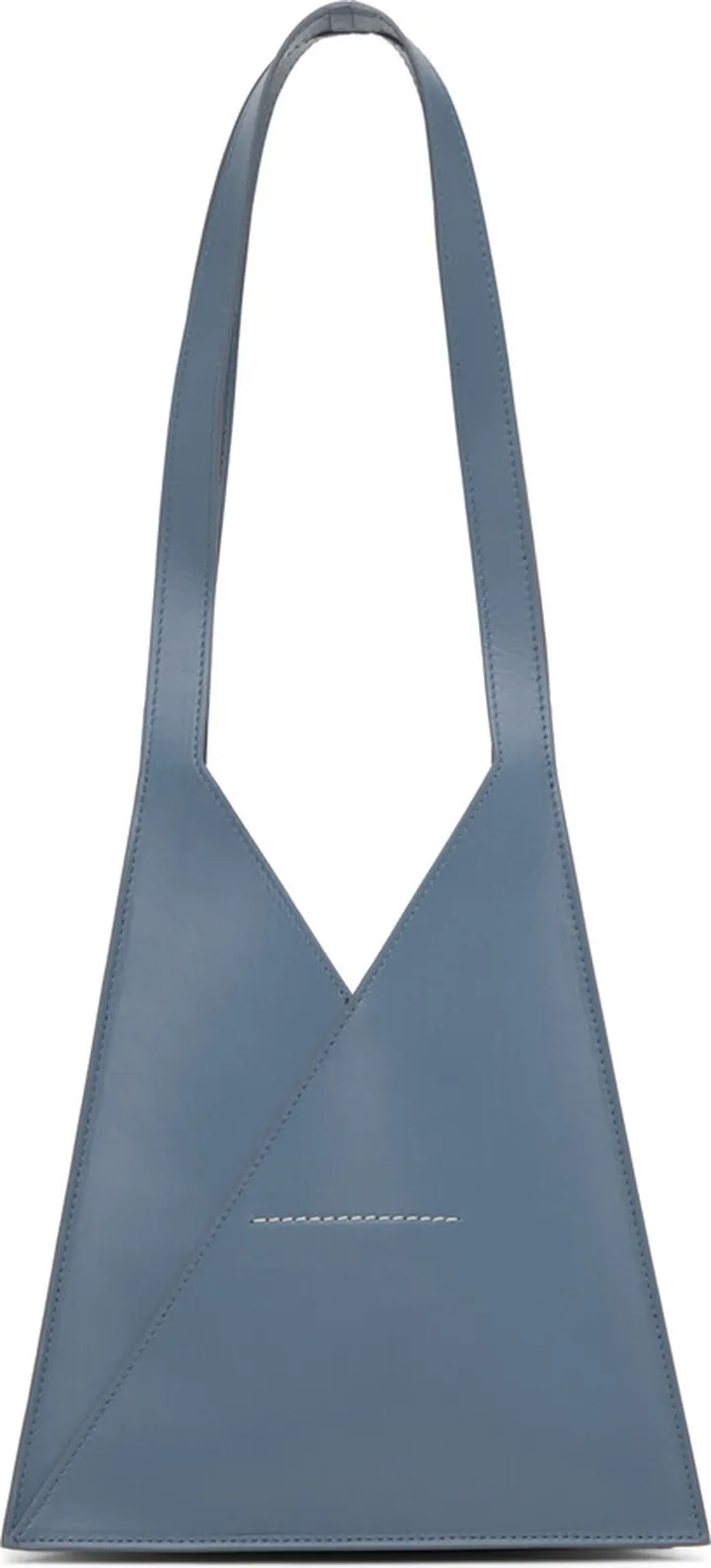 MM6 Maison Margiela Blue Mini Triangle 6 Bag