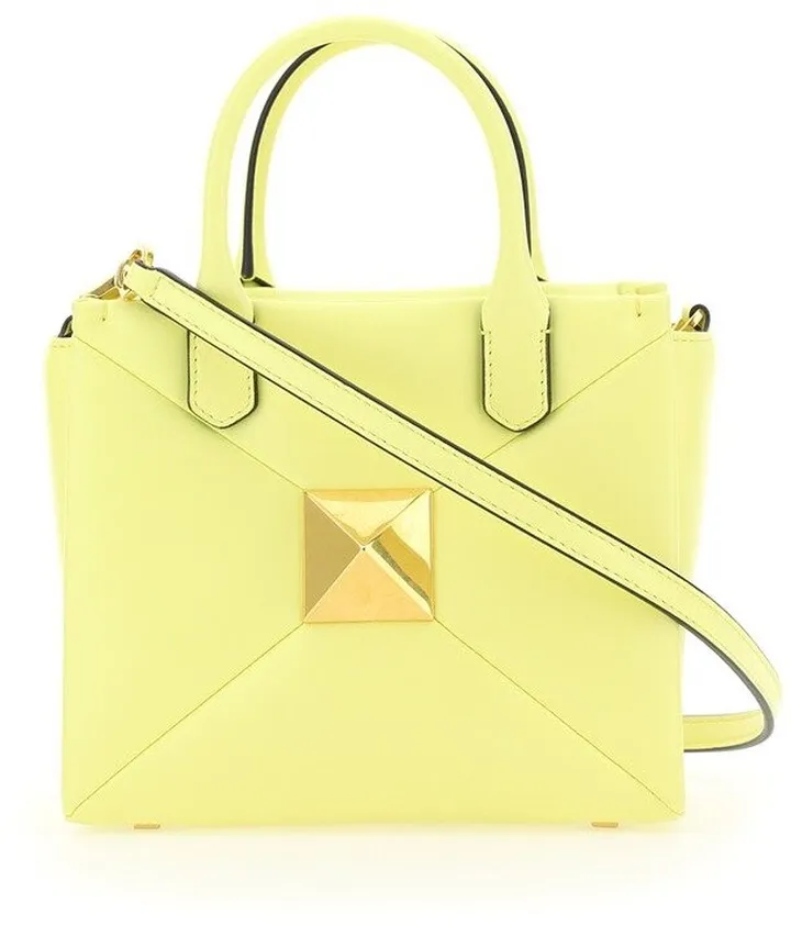 Valentino Garavani Roman Stud Quilted Tote Bag