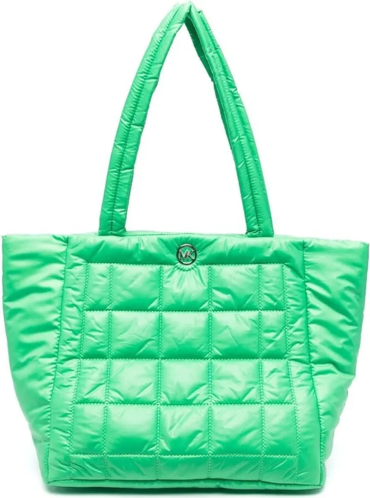 Green Large Lilah Tote Bag In Polyester Woman