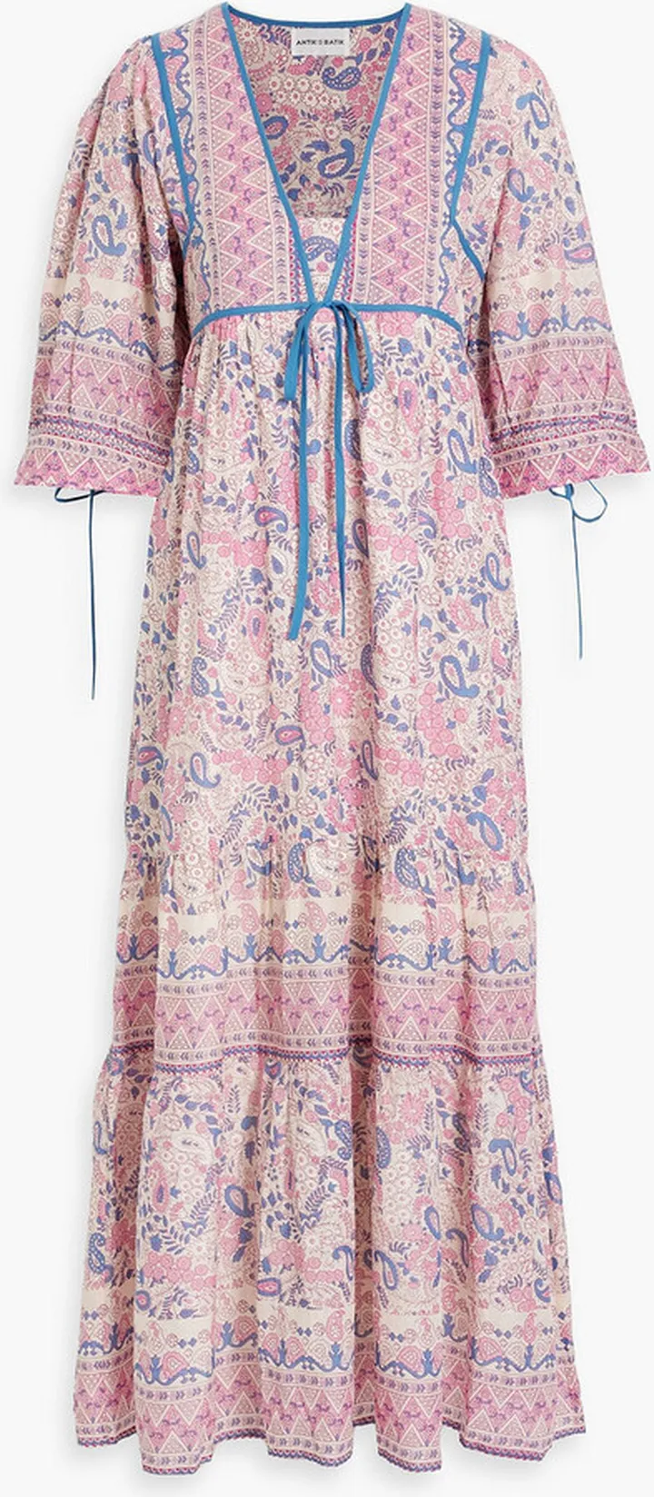Helen paisley-print cotton-voile maxi dress