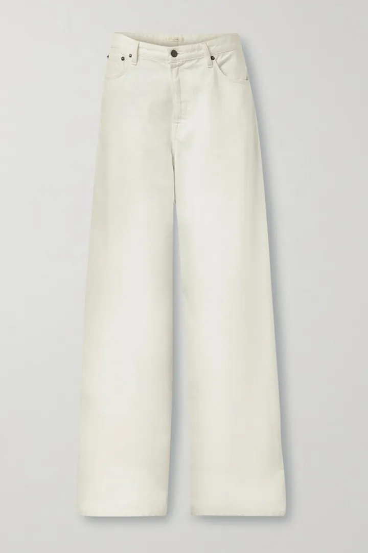 The Row - Egli High-rise Wide-leg Jeans - White