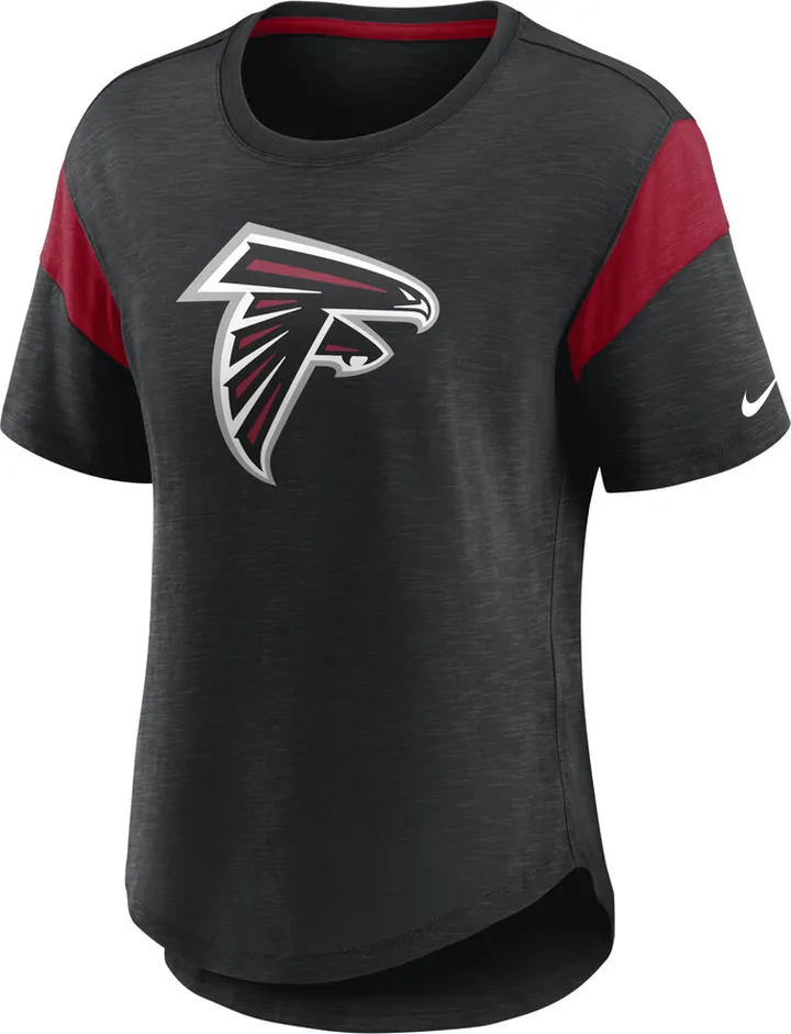 Nike Women's Fashion Prime Logo (NFL Atlanta Falcons) T-Shirt in Black