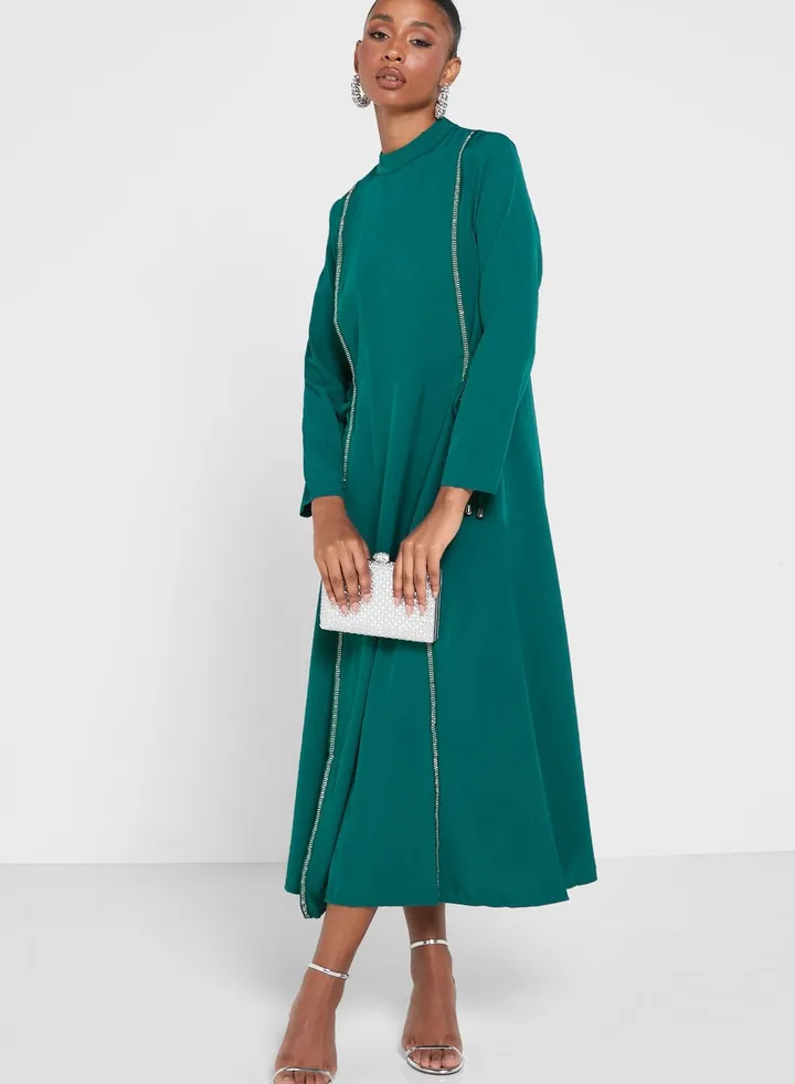 Dress With Waist Tie Detail