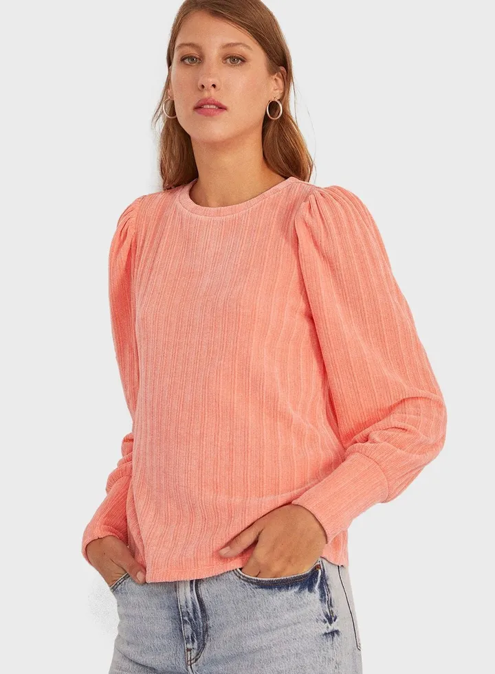 Puff Sleeve Sweatshirt