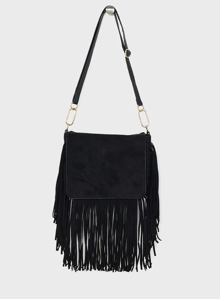 Fringe Messenger Crossbody