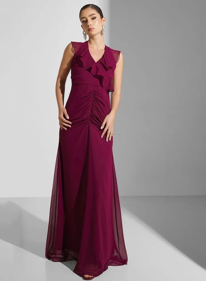 Ruffle Detail Dress