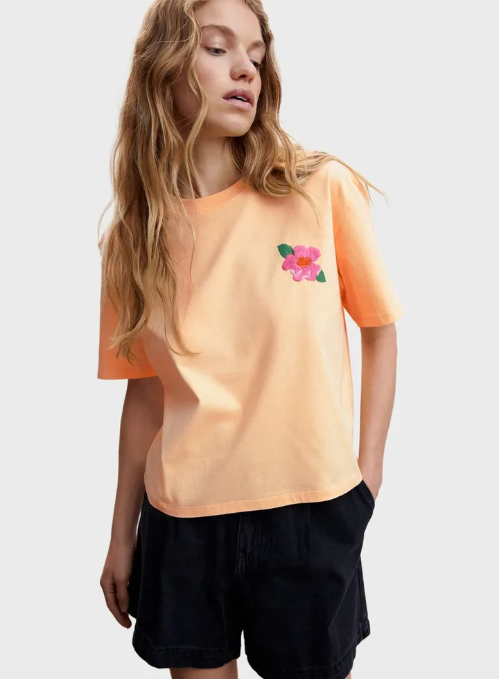 Graphic Crew Neck T-Shirt