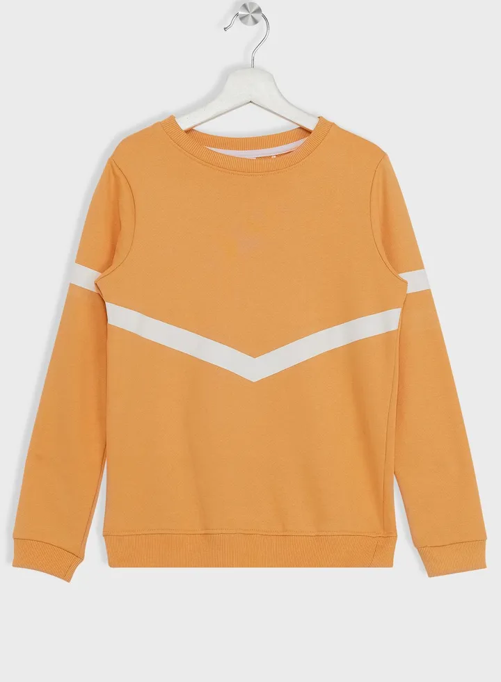 Girls Colorblock Sweatshirt