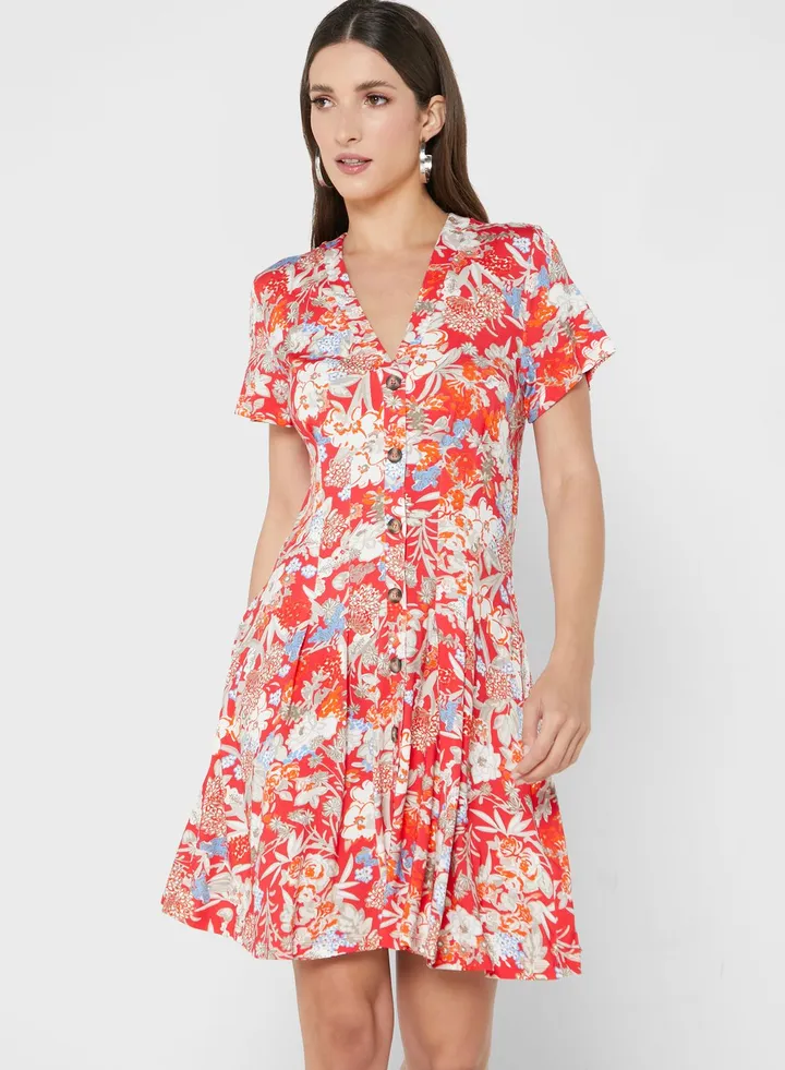 Floral Print Dress