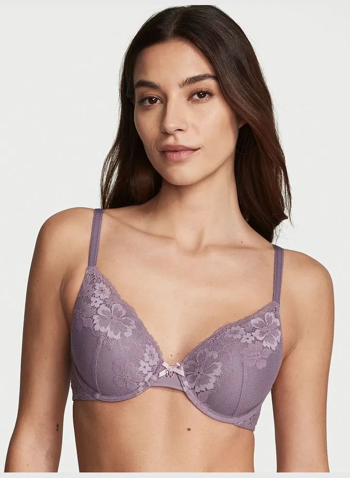 Lightly Lined Lace Full Coverage Bra