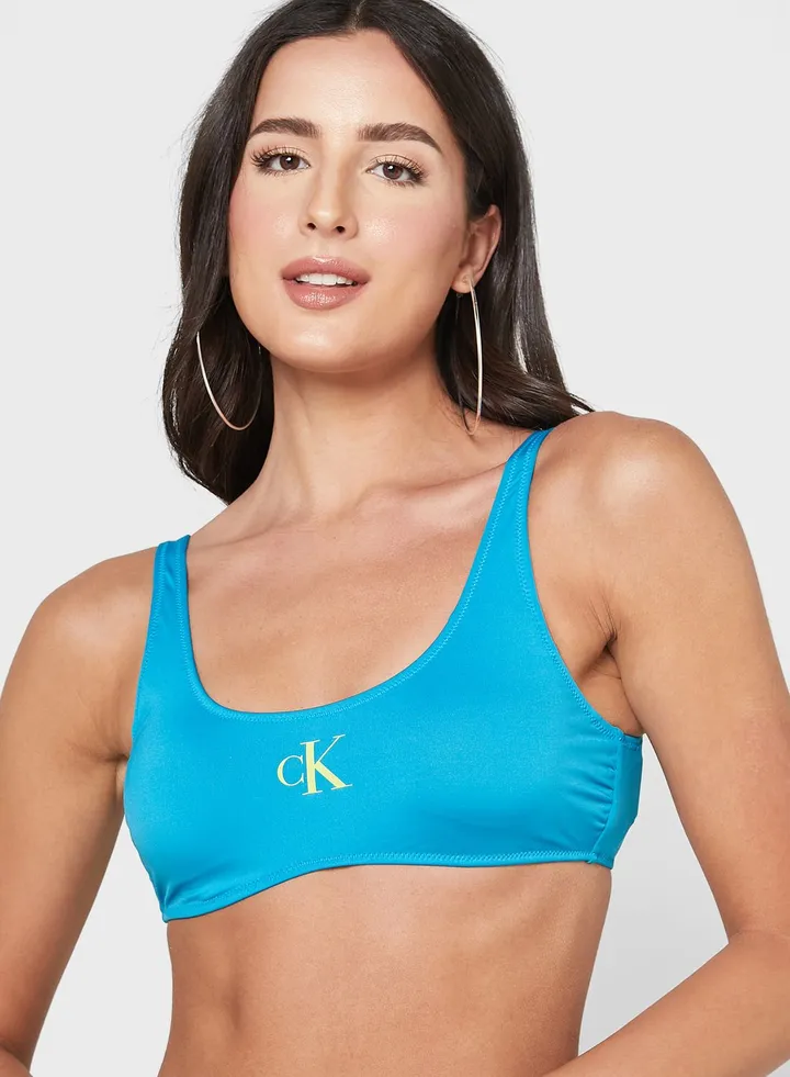 Scoop Neck Bikini Top