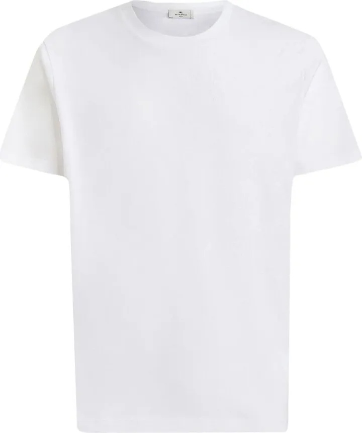 embroidered short-sleeved T-shirt
