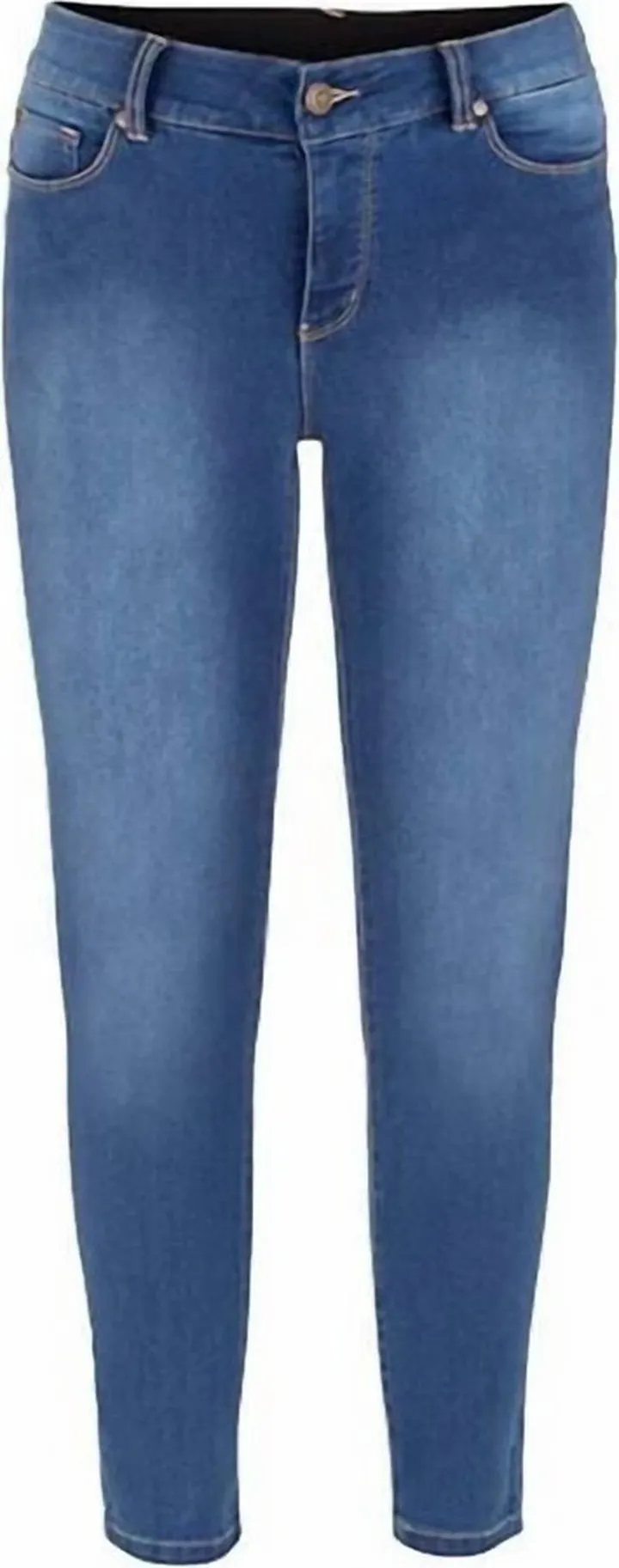 Audrey 5-Pocket Jeggings in Retro Blue