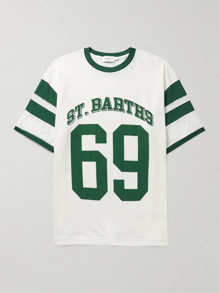 Printed Cotton-Jersey T-Shirt