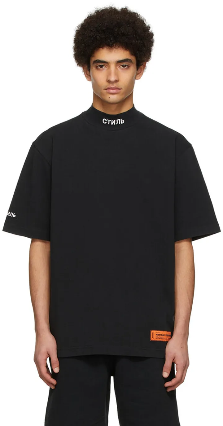 Heron Preston Black Style T-Shirt