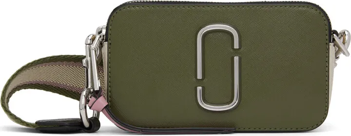 Marc Jacobs Green 'The Colorblock Snapshot' Bag