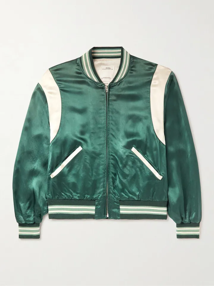 Douglas Satin Bomber Jacket