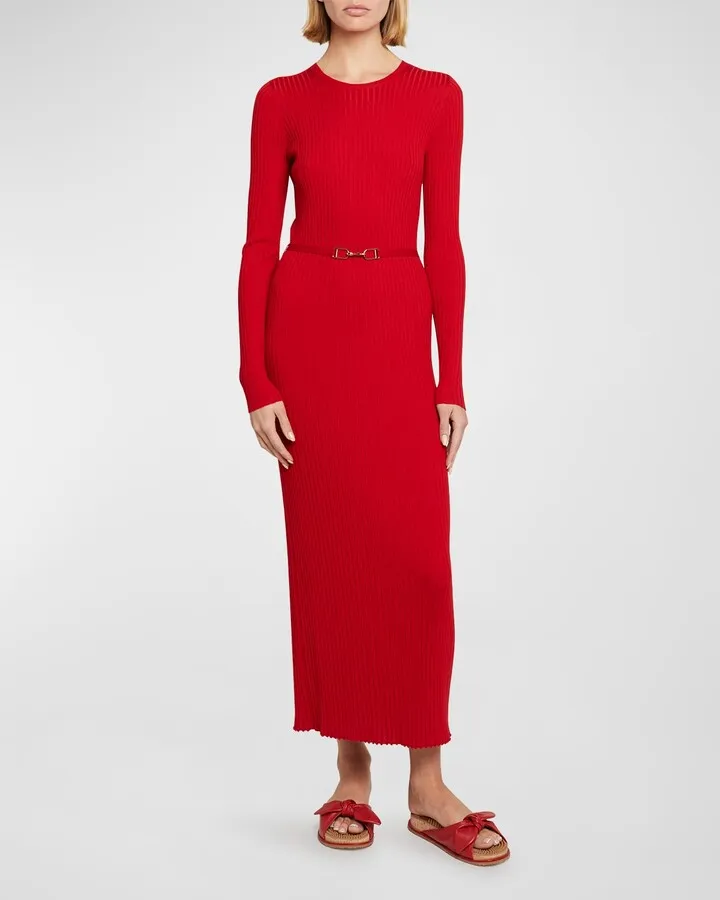 Luisa Belted Maxi Dress