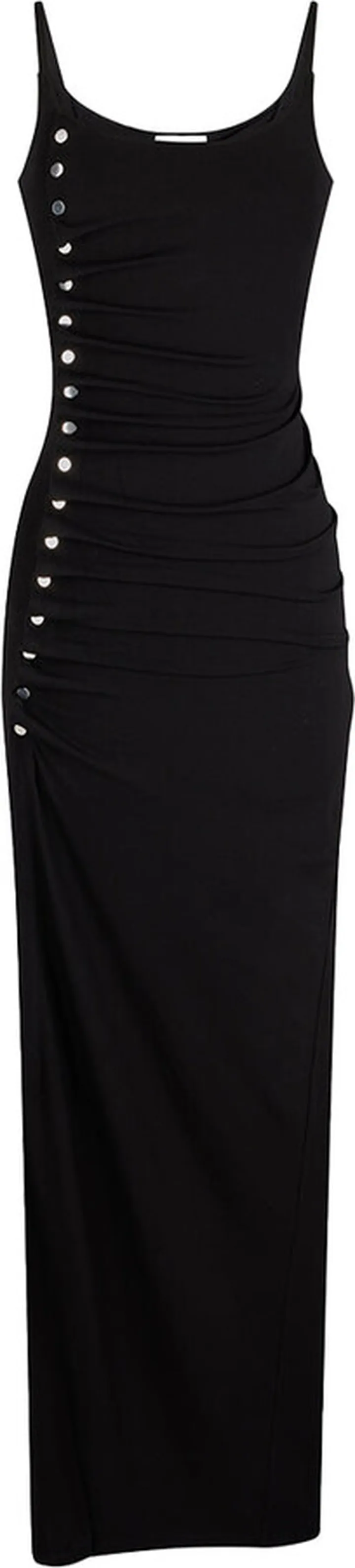 Side Stud Midi Dress