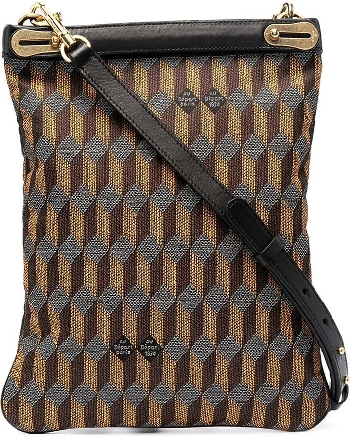 Woven Monogram Shoulder Bag